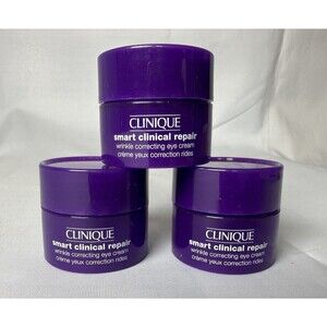 3 Clinique Smart Clinical Repair Wrinkle Correcting Eye Cream 5ml = 0.5 Oz/15ml